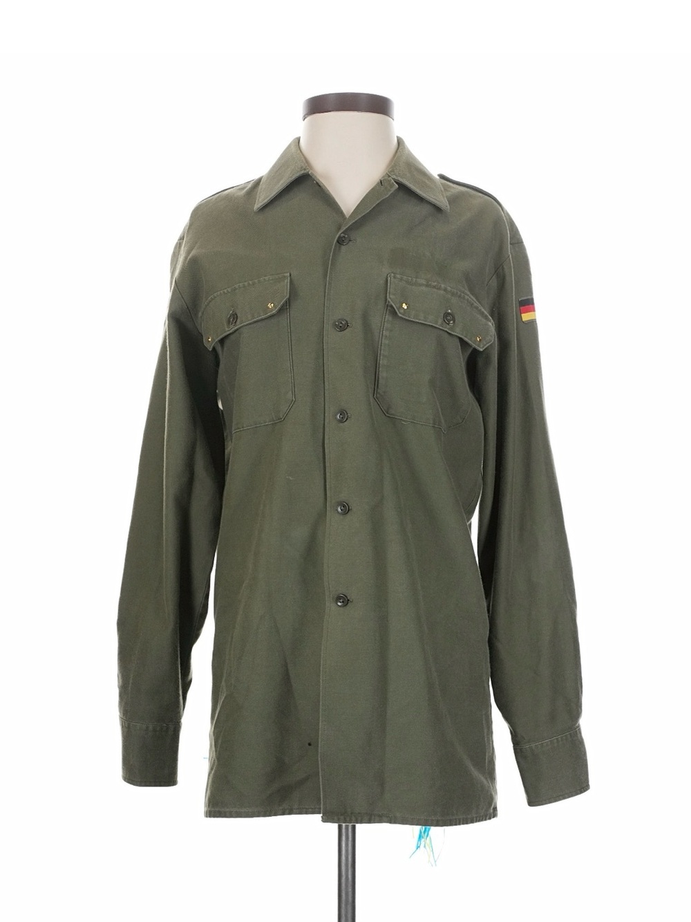 FORTE COUTURE Military Utility Shirt Jacket Tribal Native American Inspired XS - Picture 2 of 6